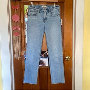 Abercrombie & Fitch Light Blue Straight Leg Jeans